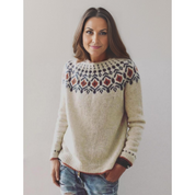 Vinter sweater med rund hals til kvinder - Bethani