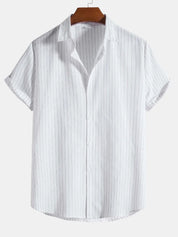 Samon - Let sommerskjorte med vintage-look