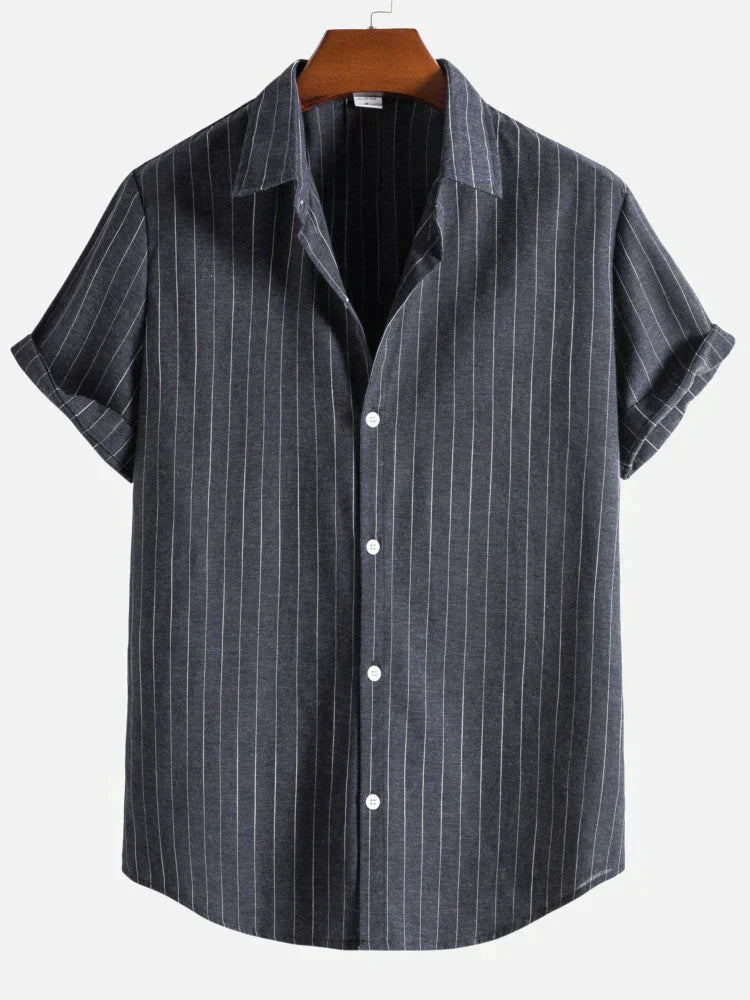 Samon - Let sommerskjorte med vintage-look