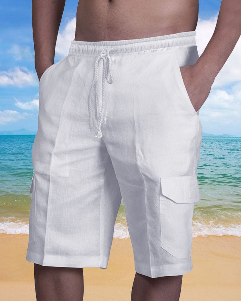 Sommershorts i hør - Henrry