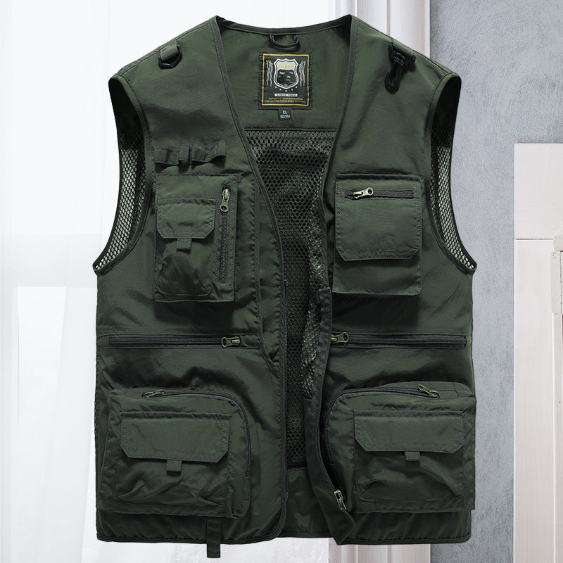Taktisk vest | udendørs bodywarmer | alsidig bodywamer | camping, fiskeri, vandring - Warren