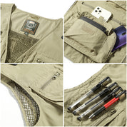 Taktisk vest | udendørs bodywarmer | alsidig bodywamer | camping, fiskeri, vandring - Warren