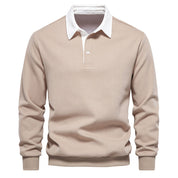 Orrin | Sweater med kontrastkrave til mænd