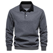 Orrin | Sweater med kontrastkrave til mænd