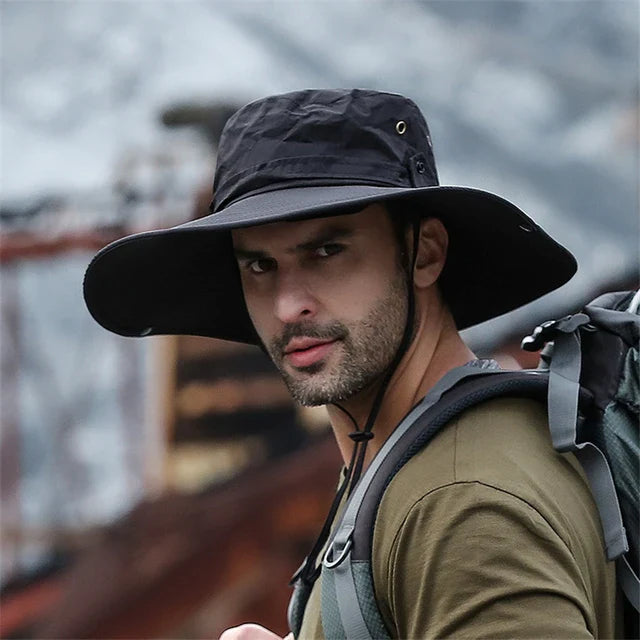 Sommer Bucket Hat | Cowboy Hat Mænd | Udendørs Fiskeri Vandreture Strandhatte - Danny