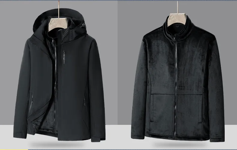 Heavy 3-i-1 windbreaker-jakke - Alaiai