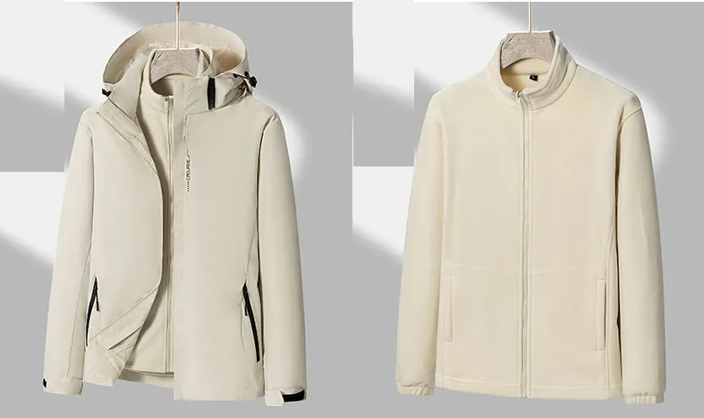 Heavy 3-i-1 windbreaker-jakke - Alaiai