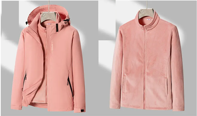 Heavy 3-i-1 windbreaker-jakke - Alaiai