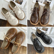 Ensa - Oxford-sko med bred kasse i Brogue-stil
