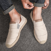 Stilfulde Lette Canvas Loafers til Mænd - Rosku