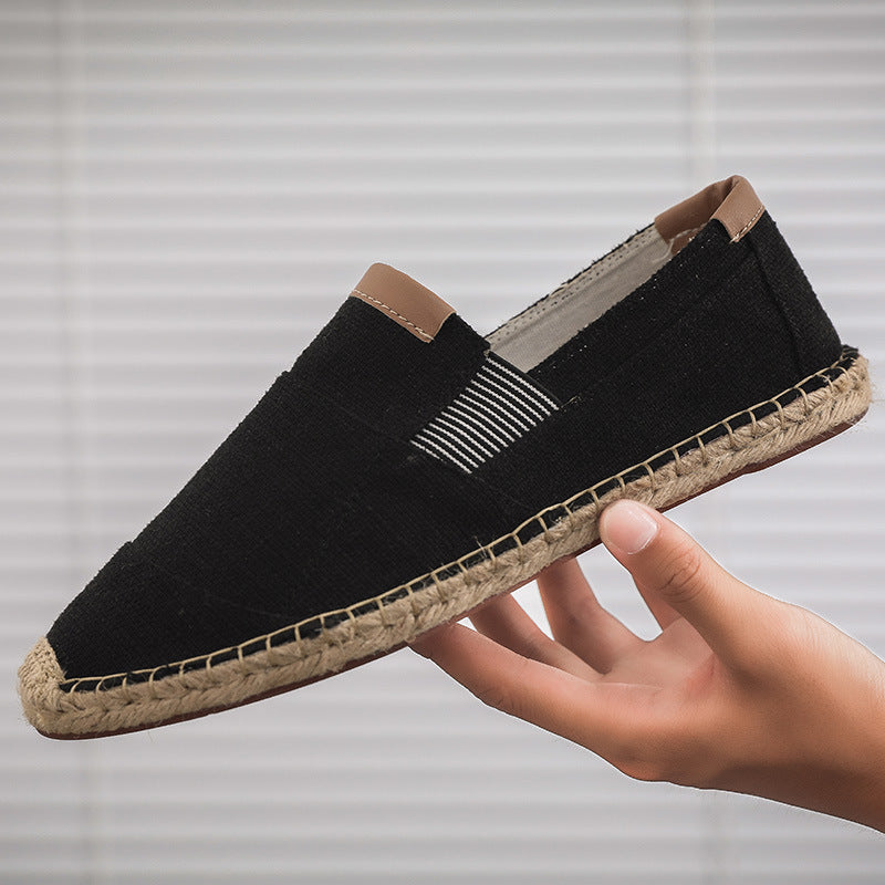 Stilfulde Lette Canvas Loafers til Mænd - Rosku