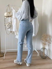 Glitrende Jeans med Høj Talje - Yannah
