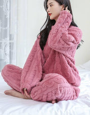 Pyjamassæt lavet af blød fleece - Renda
