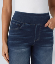 Højtaljede Jeans med Brede Ben og Strække til Kvinder - Otana