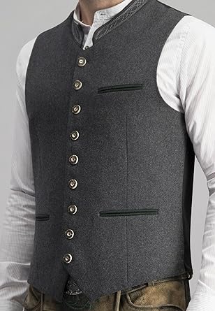 Herre traditionel vest grå klassisk elegant - Townes