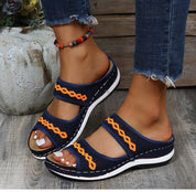 Rose - Retro Ortopædiske Slip On-Sandaler