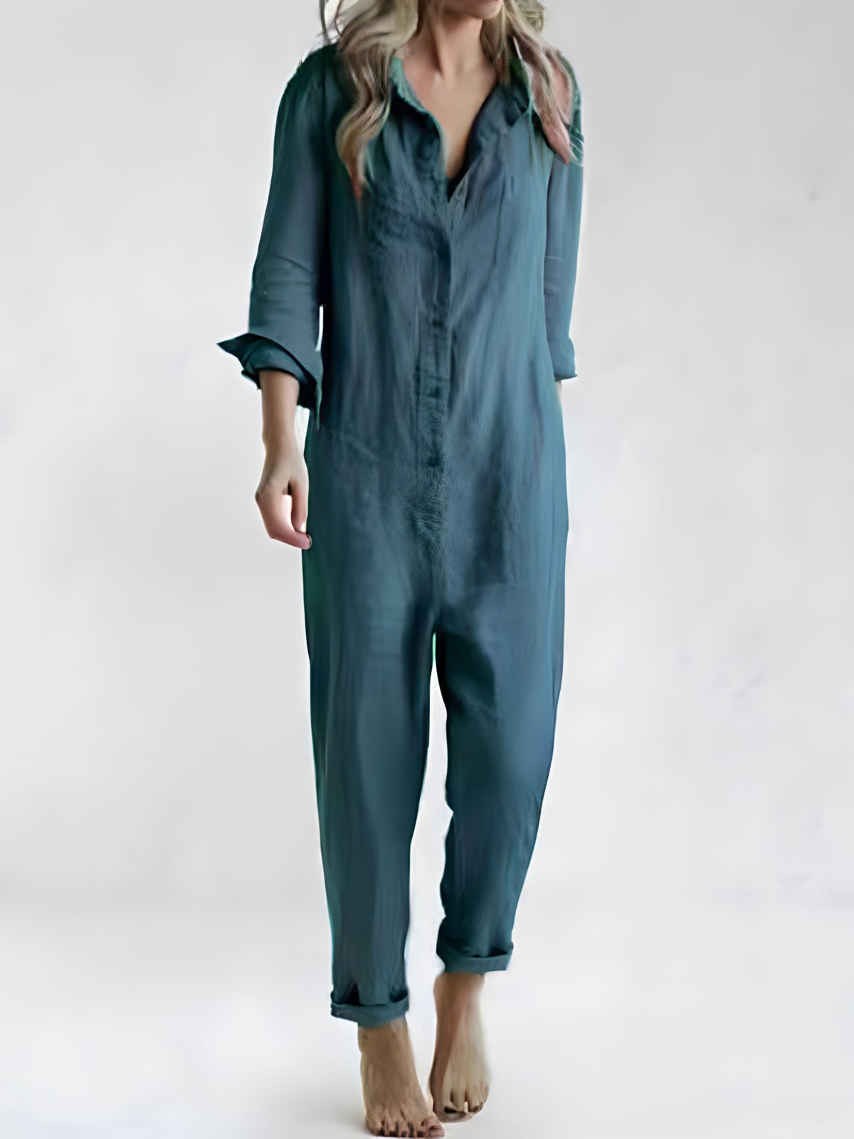 Komfortabel heldragt til kvinder - stilfuld og velegnet til enhver lejlighed | Lang jumpsuit sommer - Taja