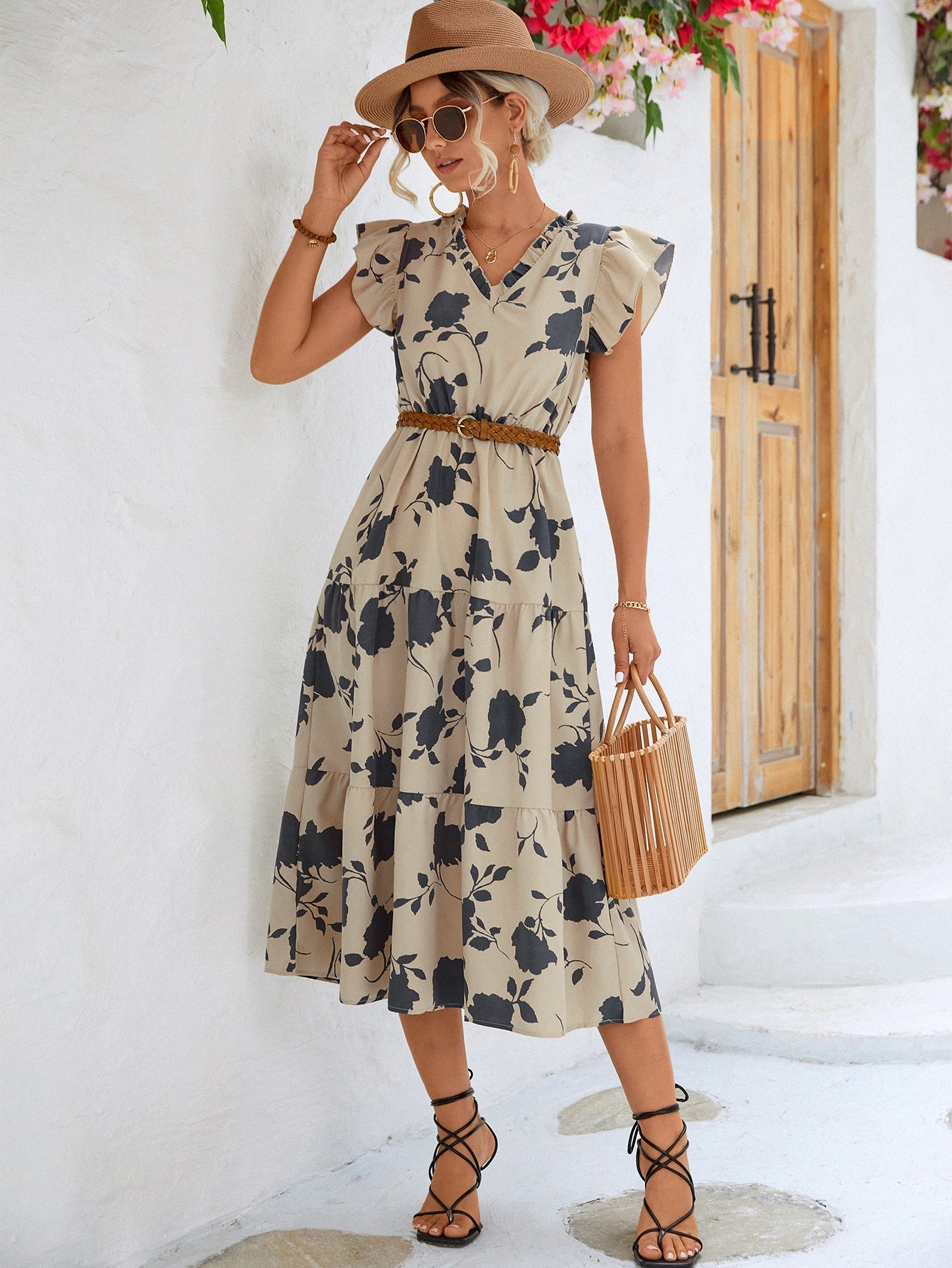 Camelia | Elegant sommerkjole med print