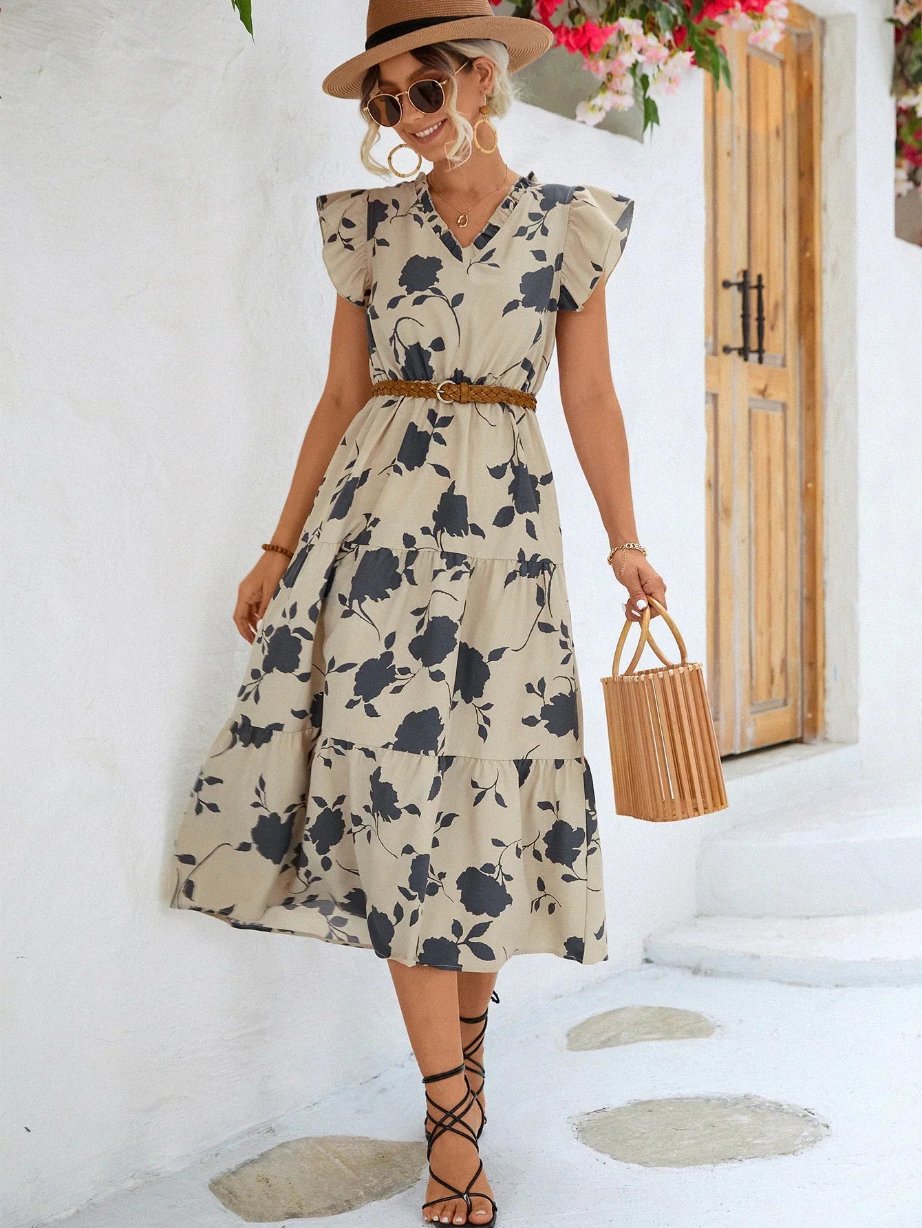 Camelia | Elegant sommerkjole med print