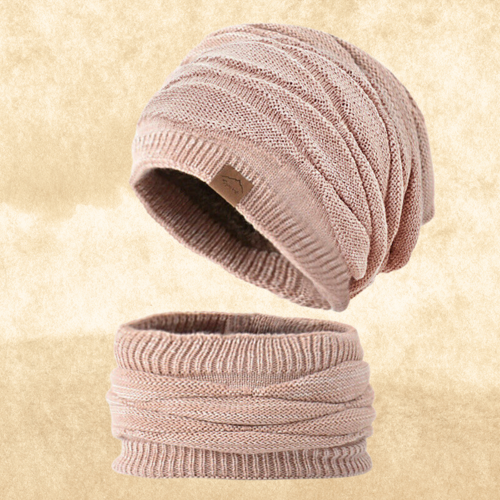 Vinter Beanie Hats Tørklæde Sæt - Erin