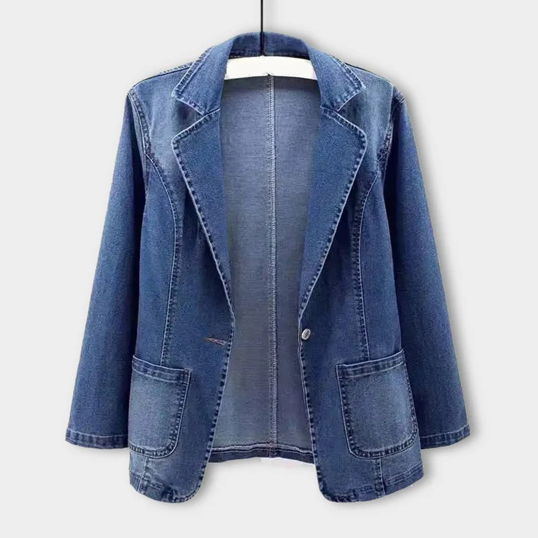 Cena - Moderigtig denim blazer