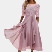 Klassisk Elegant Kjole til Kvinder – Ideel til Fest & Formelle Events - Felicida