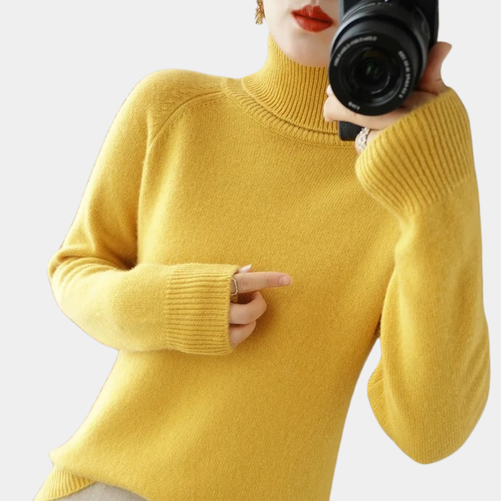 Blød strikket sweater til kvinder - Pink