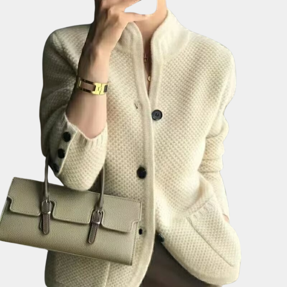 Elegant strikket cardigan til kvinder - Sonhy