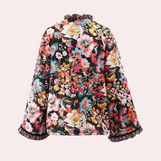 Trendy blomstret damejakke - Yuliana