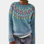 Elegant stribet sweater til kvinder - Vania