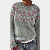 Elegant stribet sweater til kvinder - Vania
