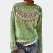 Elegant stribet sweater til kvinder - Vania