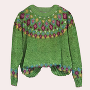Elegant stribet sweater til kvinder - Vania