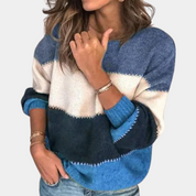 Elegant stribet sweater til kvinder - Hailei