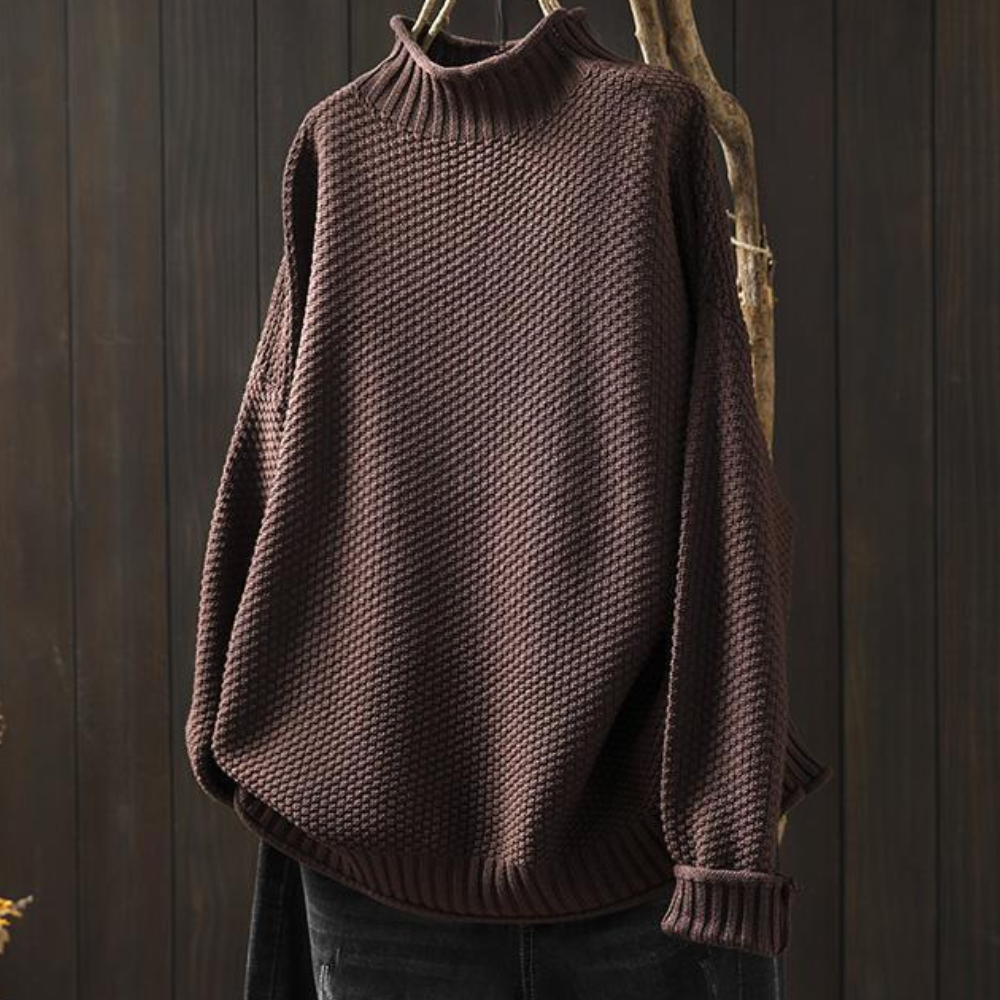Elegant strikket sweater til kvinder - Blossom