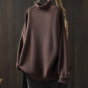 Elegant strikket sweater til kvinder - Blossom