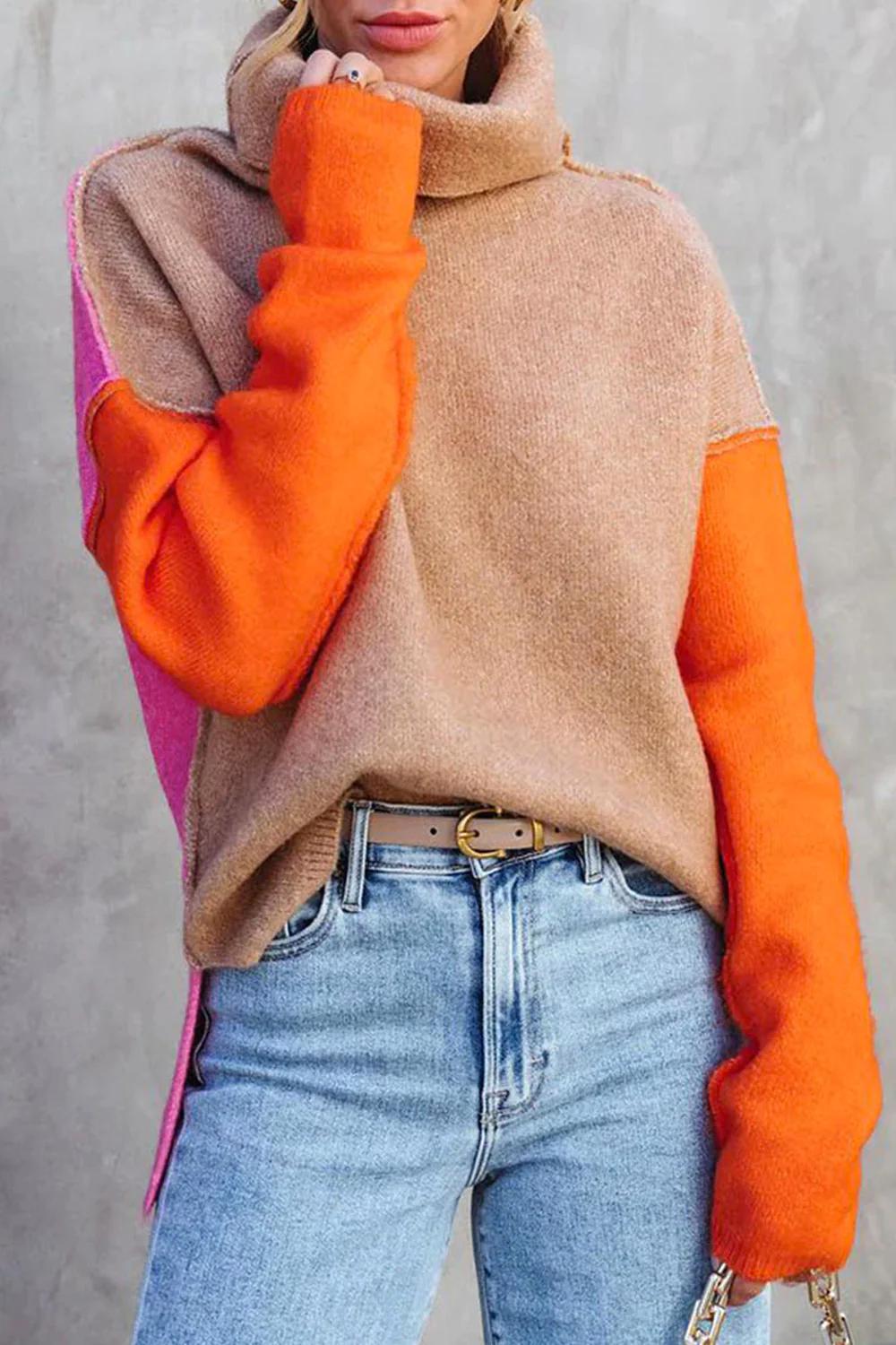 Color block sweater - Janin