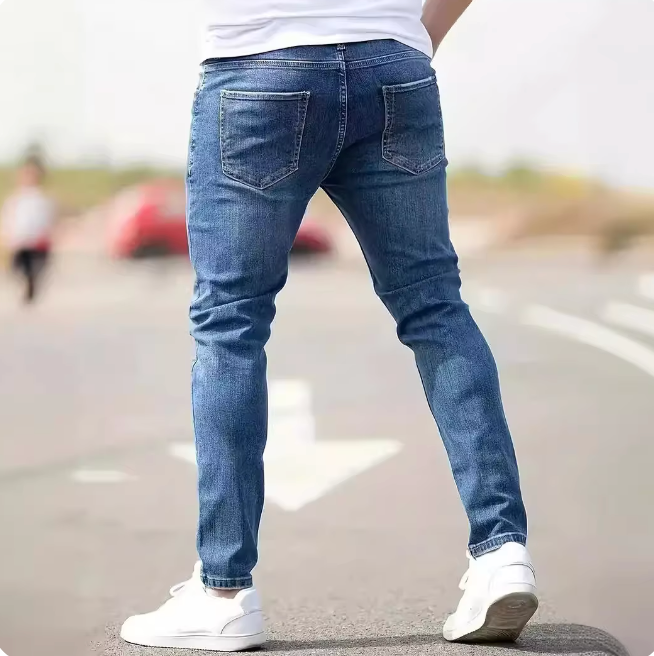 Matcolm – Jeans med flænger til mænd
