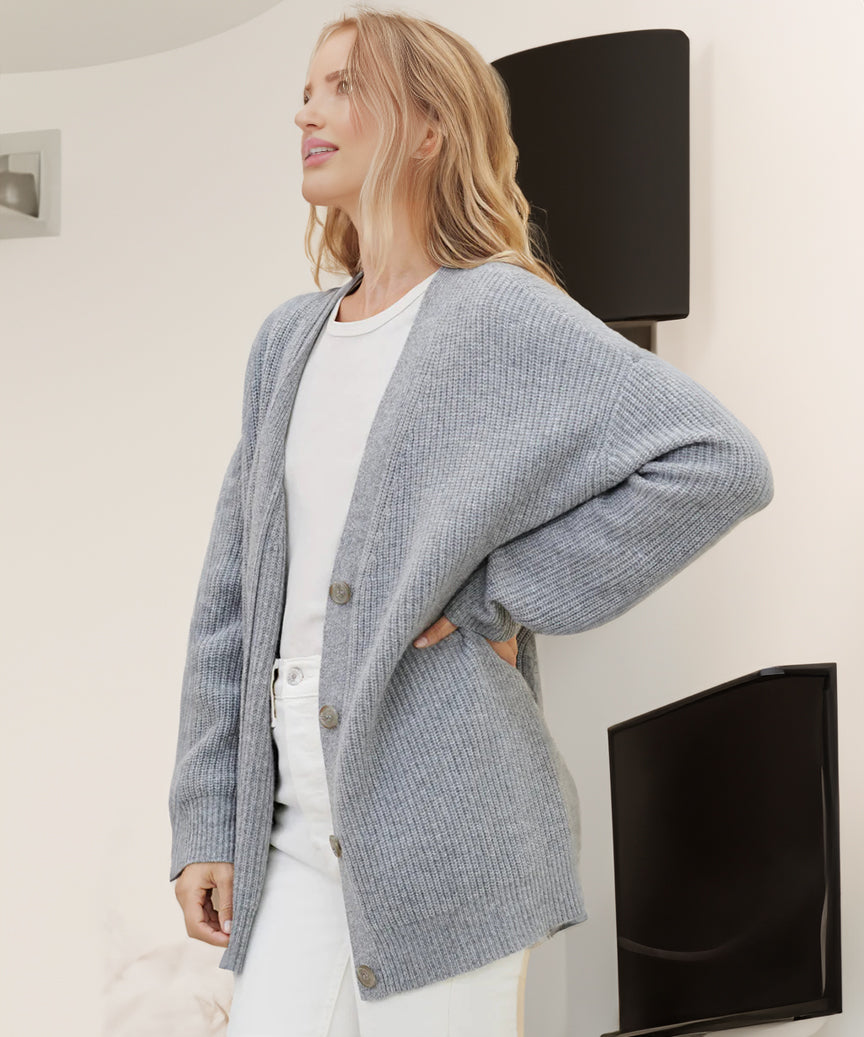 Cashmere cocoon cardigan - Marian