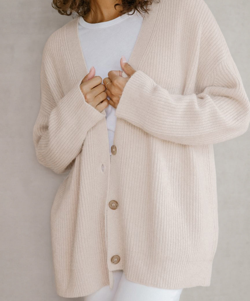 Cashmere cocoon cardigan - Marian