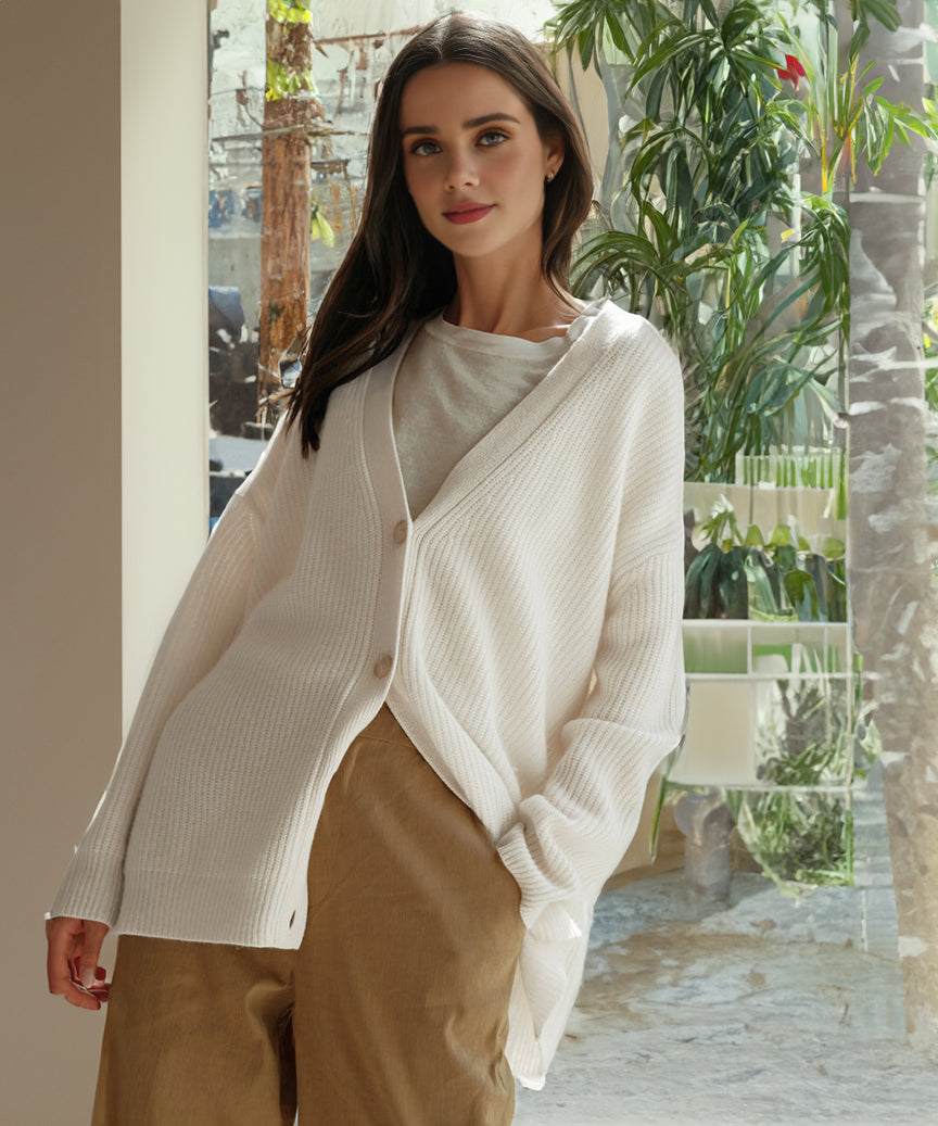 Cashmere cocoon cardigan - Marian