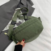 Casual fløjlstaske til kvinder | Trendy bæltetaske | Skuldertaske - Savia