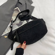 Casual fløjlstaske til kvinder | Trendy bæltetaske | Skuldertaske - Savia