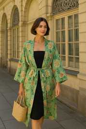 Blomsterstrand Kimono til kvinder - Itaria