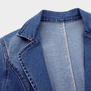 Cena - Moderigtig denim blazer