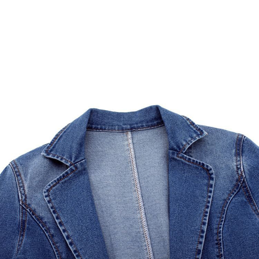 Cena - Moderigtig denim blazer