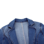 Cena - Moderigtig denim blazer