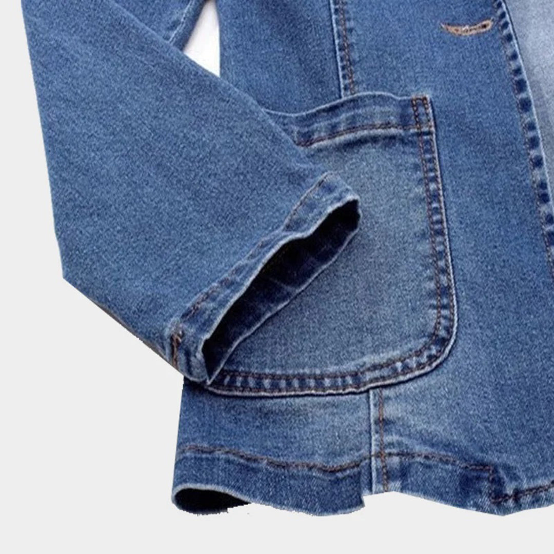 Cena - Moderigtig denim blazer