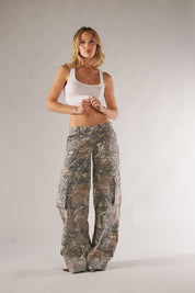 Unisex Streetwear Camouflage Cargo Bukser - Washai