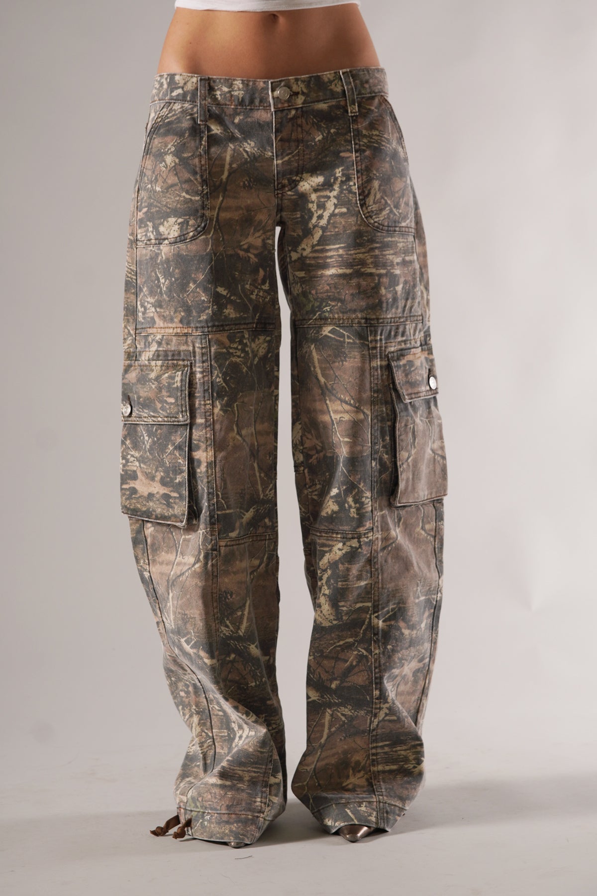 Unisex Streetwear Camouflage Cargo Bukser - Washai